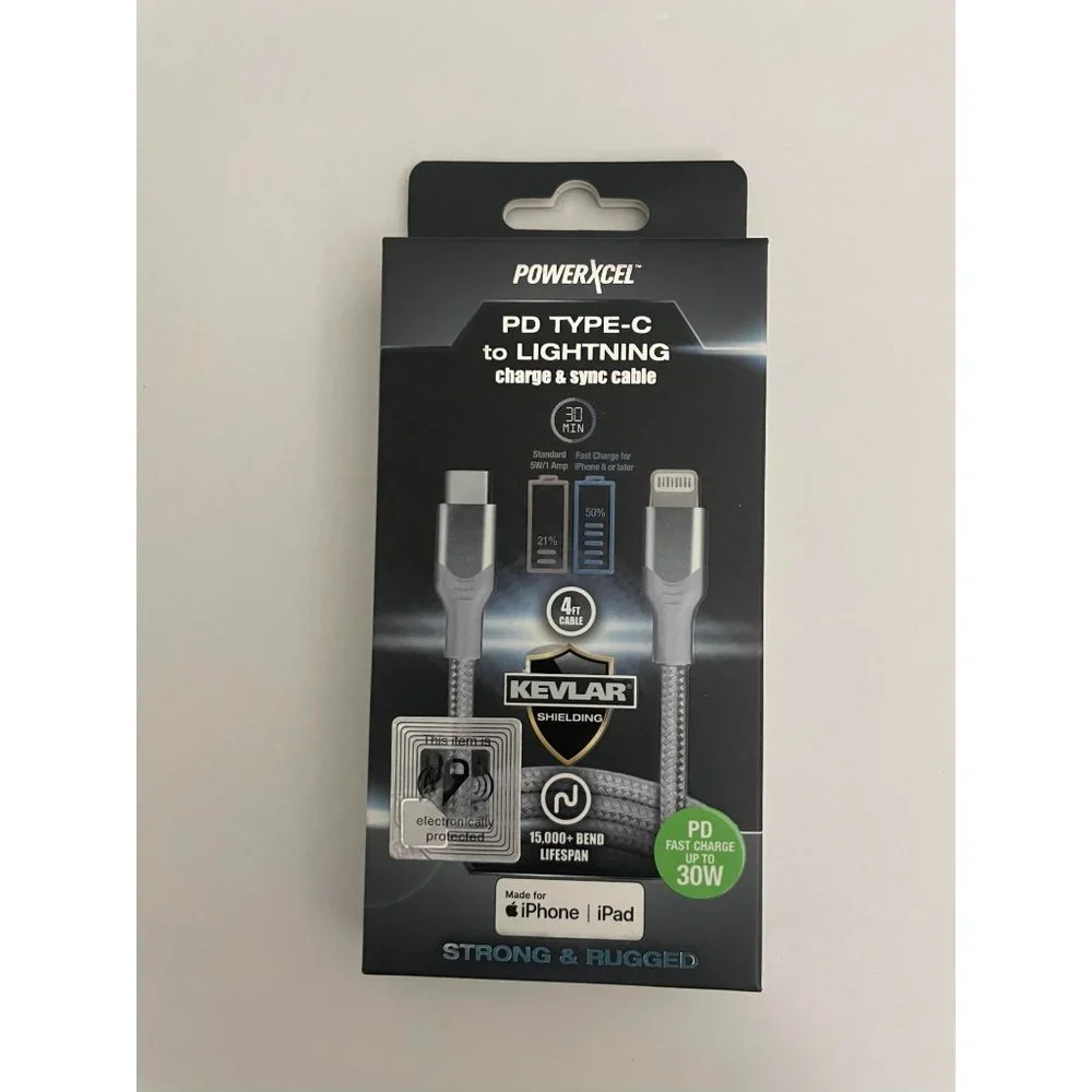 NIB- PD Type-C to Lightning Cable.